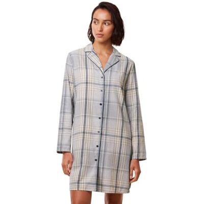 Triumph Chemise de nuit Boyfriend Ndw X à carreaux pour femme, Combinaison de lumière bleue., 44 Triumph Chemise de nuit Boyfriend Ndw X à carreaux pour femme, Combinaison de lumière bleue., 44