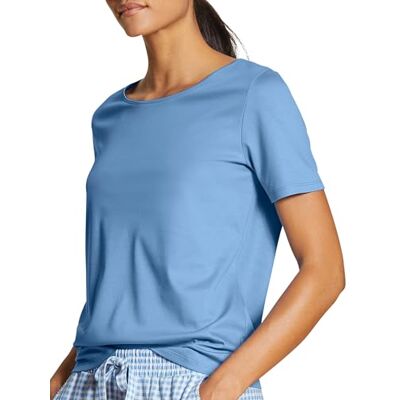 CALIDA Favourites Cottage T-Shirt Femme, Allure Blue., XXS CALIDA Favourites Cottage T-Shirt Femme, Allure Blue., XXS
