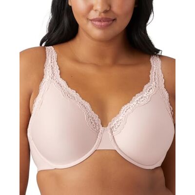 Wacoal Soutien-gorge à armatures pour femme, Rose pastel mélangé, 90D Wacoal Soutien-gorge à armatures pour femme, Rose pastel mélangé, 90D