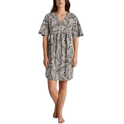 CALIDA Chemise de nuit Favourites pour femme, noire, coupe droite, Noir, taille unique CALIDA Chemise de nuit Favourites pour femme, noire, coupe droite, Noir, taille unique