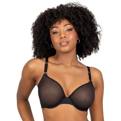 Smart & Sexy Sheer Mesh Demi Underwire Bra Soutien-gorge corbeille Femme Smart & Sexy Sheer Mesh Demi Underwire Bra Soutien-gorge corbeille Femme