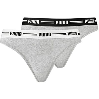 PUMA Iconic Women's String Thong (2 Pack) Sous-vêtement Femme (lot de 2) PUMA Iconic Women's String Thong (2 Pack) Sous-vêtement Femme (lot de 2)