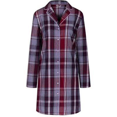 Triumph Chemise de nuit Boyfriend Ndw X à carreaux pour femme, Rouge/combinaison foncée, 44 Triumph Chemise de nuit Boyfriend Ndw X à carreaux pour femme, Rouge/combinaison foncée, 44