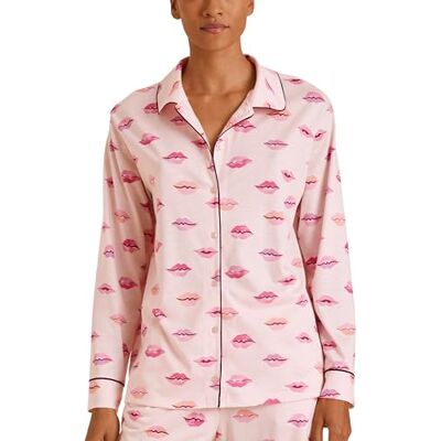 CALIDA Favourites T-shirt à manches longues pour femme, 100% coton, Pearl Blush, 42-44 CALIDA Favourites T-shirt à manches longues pour femme, 100% coton, Pearl Blush, 42-44