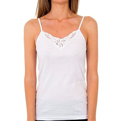 Playtex Chemise de sport pour femme, Blanc (000), M Playtex Chemise de sport pour femme, Blanc (000), M
