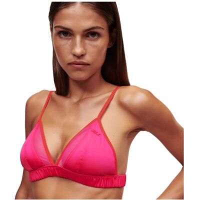 KARL LAGERFELD Soutien-gorge Triangle en Satin Bicolore Soutien-gorge Femme KARL LAGERFELD Soutien-gorge Triangle en Satin Bicolore Soutien-gorge Femme