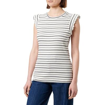 ICHI Chemise Cami Femme, 202003/Total Eclipse Stripe, M ICHI Chemise Cami Femme, 202003/Total Eclipse Stripe, M