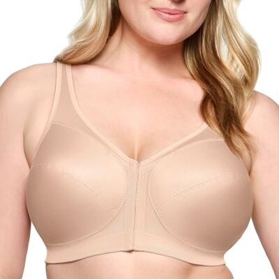 Glamorise Soutien-Gorge MagicLift Grandes Tailles Aide à la Posture, Fermeture Frontale, sans Armatures n°1265 Glamorise Soutien-Gorge MagicLift Grandes Tailles Aide à la Posture, Fermeture Frontale, sans Armatures n°1265