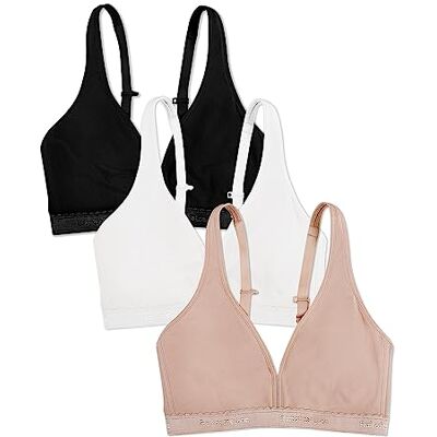 Fruit of the Loom Wirefree Bralette 2 Pack Soutien-gorge Femme Fruit of the Loom Wirefree Bralette 2 Pack Soutien-gorge Femme