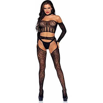 Leg Avenue Dessous-set-8927822001 Ensemble de Lingerie, Noir, Taille Unique (Lot de 2) Femme Leg Avenue Dessous-set-8927822001 Ensemble de Lingerie, Noir, Taille Unique (Lot de 2) Femme
