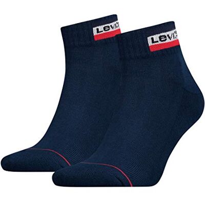 Levi's Levis 144ndl Mid Cut Sprtwr Logo 2p Chaussette Mixte (lot de 2) Levi's Levis 144ndl Mid Cut Sprtwr Logo 2p Chaussette Mixte (lot de 2)