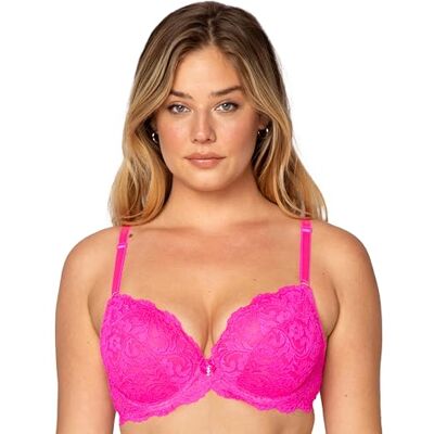 Smart & Sexy Signature Lace Push Up Bra Perfect For Seeking Effortless Style And Comfort Soutien-gorge push up Femme (lot de 1) Smart & Sexy Signature Lace Push Up Bra Perfect For Seeking Effortless Style And Comfort Soutien-gorge push up Femme (lot de 1)