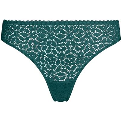 DIM Femme Tanga Dentelle Florale x1 Lingerie Invisible et Confortable Détail Tulle DIM Femme Tanga Dentelle Florale x1 Lingerie Invisible et Confortable Détail Tulle