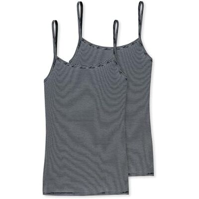 Schiesser Essential Spaghettitop (lot de 2) Tricot Femme (lot de 2) Schiesser Essential Spaghettitop (lot de 2) Tricot Femme (lot de 2)