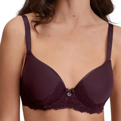 CALIDA Soutien-gorge Spacer pour femme, Cerise noire, 85B CALIDA Soutien-gorge Spacer pour femme, Cerise noire, 85B