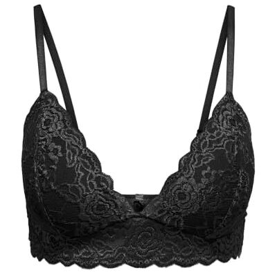 ONLY Onlchloe Lace Padded Bralette Acc Onlchloe Bralette rembourrée en dentelle Femme (lot de 1) ONLY Onlchloe Lace Padded Bralette Acc Onlchloe Bralette rembourrée en dentelle Femme (lot de 1)