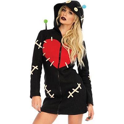 Leg Avenue Cozy Voodoo Doll Adult Sized Costumes Femme, Noir, L (EUR 44-46) Leg Avenue Cozy Voodoo Doll Adult Sized Costumes Femme, Noir, L (EUR 44-46)