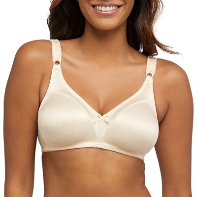 Bali Woman's Double Support Wire-Free Bra Soutien-Gorge sans Armature Femme, Beige Clair, 100C Bali Woman's Double Support Wire-Free Bra Soutien-Gorge sans Armature Femme, Beige Clair, 100C