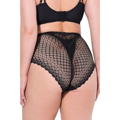 Ulla Popken 2pcs Pack, Brief, Bonded & Lace Sous-vêtement Femme Ulla Popken 2pcs Pack, Brief, Bonded & Lace Sous-vêtement Femme