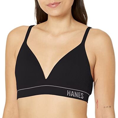 Hanes Originals Contour Wireless Seamless Rib Bralette, Comfortflex Fit, Wire-free Bras For Women Soutien-gorge Femme (lot de 1) Hanes Originals Contour Wireless Seamless Rib Bralette, Comfortflex Fit, Wire-free Bras For Women Soutien-gorge Femme (lot de 1)