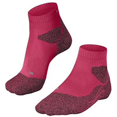 FALKE RU Trail W SO respirantes anti-ampoule 1 paire, Chaussettes de course Femme, Rouge (Rose 8564), 39-40 FALKE RU Trail W SO respirantes anti-ampoule 1 paire, Chaussettes de course Femme, Rouge (Rose 8564), 39-40