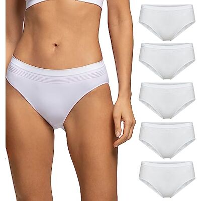 POMPEA Slip Seamless Sous-vêtement Femme (lot de 5) POMPEA Slip Seamless Sous-vêtement Femme (lot de 5)