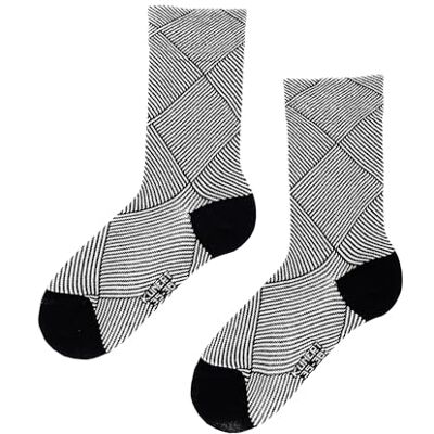 KUNERT Business Check Fashion Chaussette Femme (lot de 1) KUNERT Business Check Fashion Chaussette Femme (lot de 1)