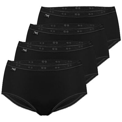 Sloggi Femme Basic+ Midi Culotte, Noir, 50 EU Sloggi Femme Basic+ Midi Culotte, Noir, 50 EU