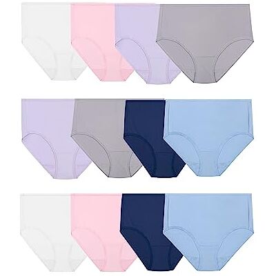 Fruit of the Loom Women's Microfiber Brief, 12 Pack Sous-vêtement Femme (lot de 12) Fruit of the Loom Women's Microfiber Brief, 12 Pack Sous-vêtement Femme (lot de 12)