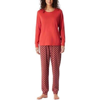 Schiesser Damen Schlafanzug Lang Mit Bündchen Baumwolle Nightwear Ensemble de pijama Femme (lot de 1) Schiesser Damen Schlafanzug Lang Mit Bündchen Baumwolle Nightwear Ensemble de pijama Femme (lot de 1)
