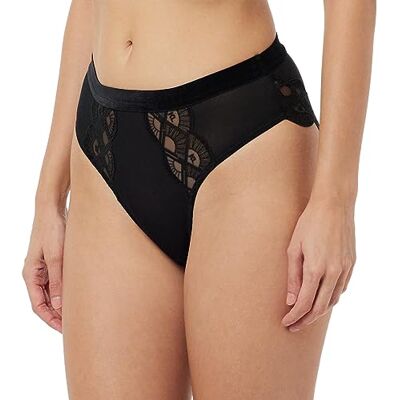 KARL LAGERFELD Embroidered Fan Hi-rise Brief Culotte Femme (lot de 1) KARL LAGERFELD Embroidered Fan Hi-rise Brief Culotte Femme (lot de 1)