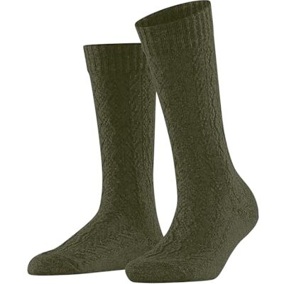 FALKE Modish Fest W So laine viscose cachemire unies 1 paire, Chaussettes Femme, Vert Artichoke 7436, 35-38 FALKE Modish Fest W So laine viscose cachemire unies 1 paire, Chaussettes Femme, Vert Artichoke 7436, 35-38