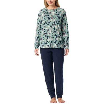Schiesser Schlafanzug Set Lang Mit Bündchen Modal Baumwolle Mix Comfort Nightwear Ensemble de pijama Femme Schiesser Schlafanzug Set Lang Mit Bündchen Modal Baumwolle Mix Comfort Nightwear Ensemble de pijama Femme