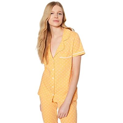 Trendyol Lot de 2 Pyjamas À Pois pour Femme Manches Courtes Ensemble pyjama Femme Trendyol Lot de 2 Pyjamas À Pois pour Femme Manches Courtes Ensemble pyjama Femme