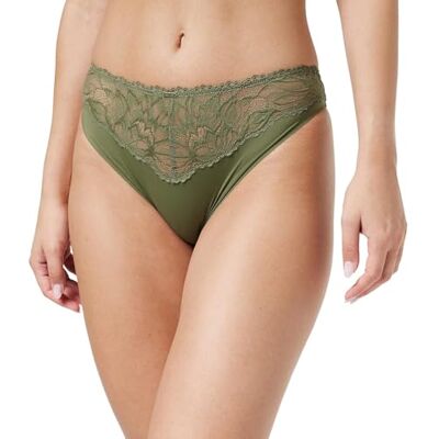 Calvin Klein Culottes Bikini Femme, Vert (Napa), S Calvin Klein Culottes Bikini Femme, Vert (Napa), S