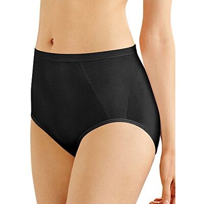 Bali Culotte gainante pour femme (lot de 2), 2 Noir, L Bali Culotte gainante pour femme (lot de 2), 2 Noir, L