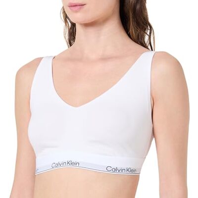Calvin Bonnet complet sans doublure pour femme (Scoop LV00QF8583 triangle, blanc (blanc), L, Blanc (blanc), L Calvin Bonnet complet sans doublure pour femme (Scoop LV00QF8583 triangle, blanc (blanc), L, Blanc (blanc), L