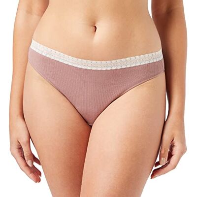 Sloggi Lot de 2 slips pour femme, Marron Light Combination., XS Sloggi Lot de 2 slips pour femme, Marron Light Combination., XS