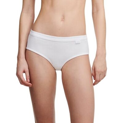 Chantelle Culotte hipster confortable en coton pour femme, blanc, M Chantelle Culotte hipster confortable en coton pour femme, blanc, M