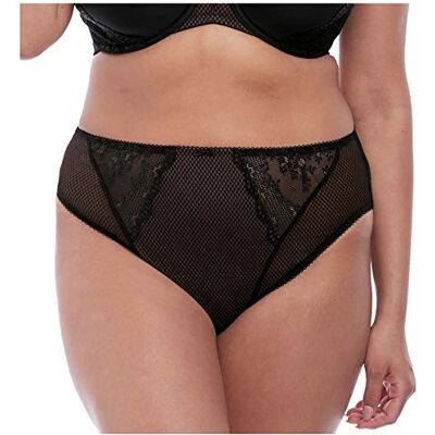 Elomi Culotte Haute Glamour Charley, Sous Vetement Noir, XL Elomi Culotte Haute Glamour Charley, Sous Vetement Noir, XL