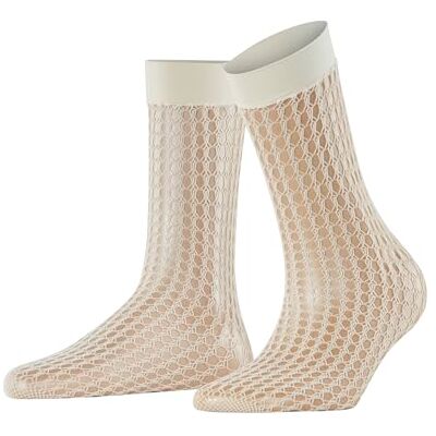 FALKE Wicker Game W So transparentes fantaisie 1 paire, Chaussettes Femme, Blanc Off-White 2059, ONESIZE FALKE Wicker Game W So transparentes fantaisie 1 paire, Chaussettes Femme, Blanc Off-White 2059, ONESIZE