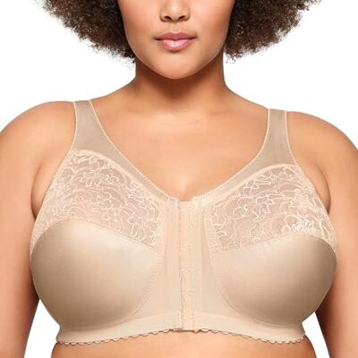 Glamorise Magiclift Front-closure Bra Wirefree #1200 Soutien-Gorge Femme (lot de 1) Glamorise Magiclift Front-closure Bra Wirefree #1200 Soutien-Gorge Femme (lot de 1)