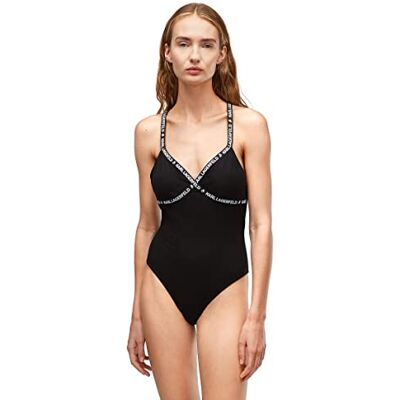 KARL LAGERFELD Deep V Logo Body Body sculptant Femme KARL LAGERFELD Deep V Logo Body Body sculptant Femme