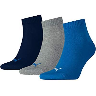 PUMA Quarter Plain Chaussettes Mixte (lot de 3) PUMA Quarter Plain Chaussettes Mixte (lot de 3)