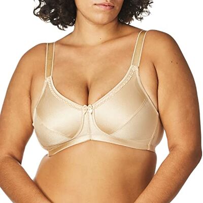 Amoena Women's Rita Wire-Free with Coolmaxa Pockets Bra, Nude, 40DD Amoena Women's Rita Wire-Free with Coolmaxa Pockets Bra, Nude, 40DD