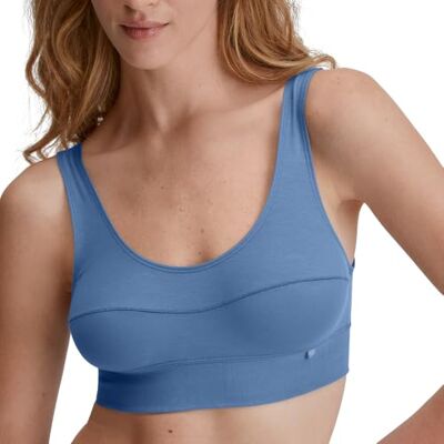 CALIDA Bustier pour femme, Bleu Riviera, 44-46 CALIDA Bustier pour femme, Bleu Riviera, 44-46