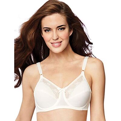 Bali Women's Flower Underwire Bra, White, 38B Bali Women's Flower Underwire Bra, White, 38B
