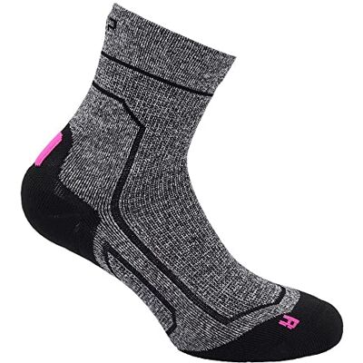 CMP Inconnu Hiking Softair Sock WMN Chaussettes, Noir chiné, 36-38 Femme, Noir chiné, 36-38 EU CMP Inconnu Hiking Softair Sock WMN Chaussettes, Noir chiné, 36-38 Femme, Noir chiné, 36-38 EU