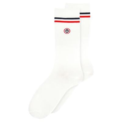Le Slip Français Chaussettes mi-hautes en coton 100% Made In France Le Slip Français Chaussettes mi-hautes en coton 100% Made In France