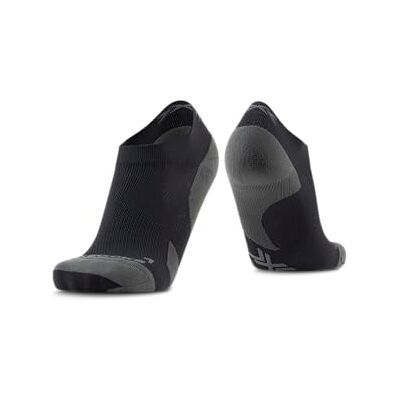 X-SOCKS Run Discover Chaussettes de course à coupe basse Confort ultime, protection et circulation de l'air Amorti amélioré, protection contre les blessures et respirabilité Noir/Charbon, 45-47 X-SOCKS Run Discover Chaussettes de course à coupe basse Confort ultime, protection et circulation de l'air Amorti amélioré, protection contre les blessures et respirabilité Noir/Charbon, 45-47